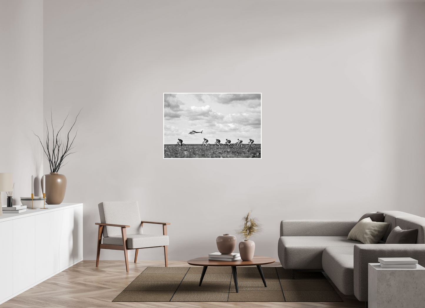 120 x 80 cm, Fine Art 2 Matt Flanders Fields 2026 - Plugstreet Sector / B&W version