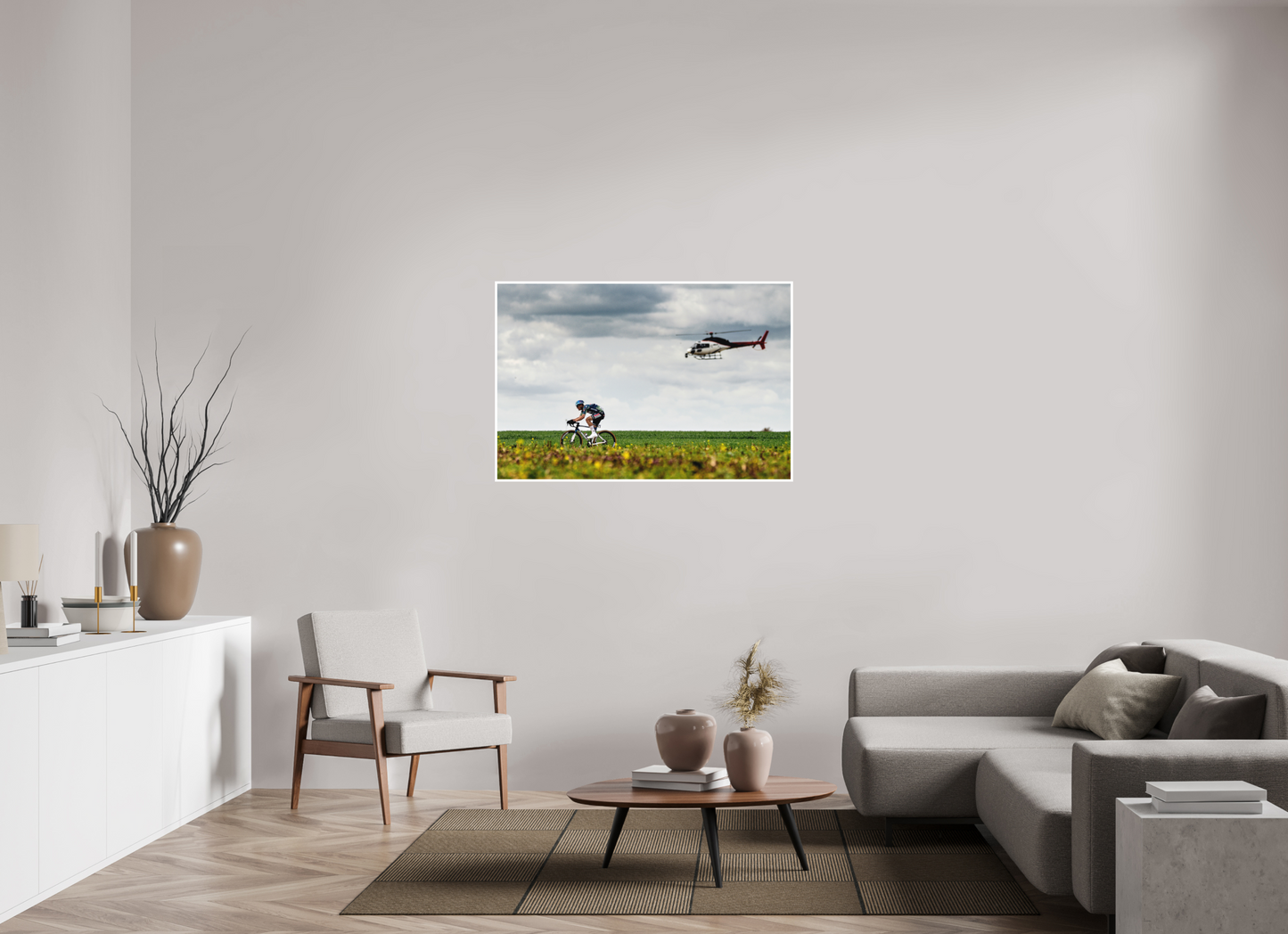 120 x 80 cm, Fine Art 2 Matt Jasper is as fast as the Heli