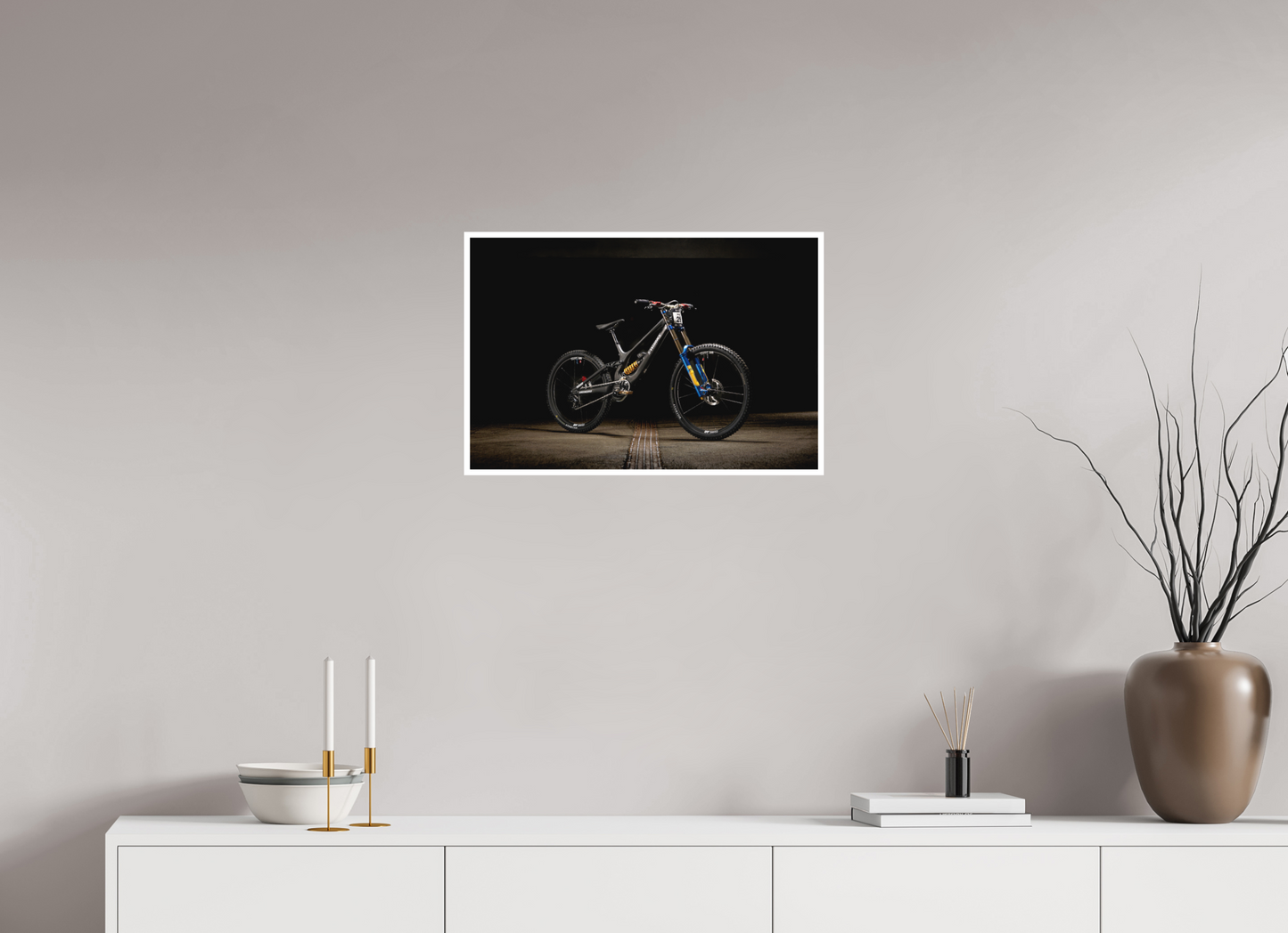 60 x 40 cm, Fine Art 2 Matt Loic Bike Les Gets 26'