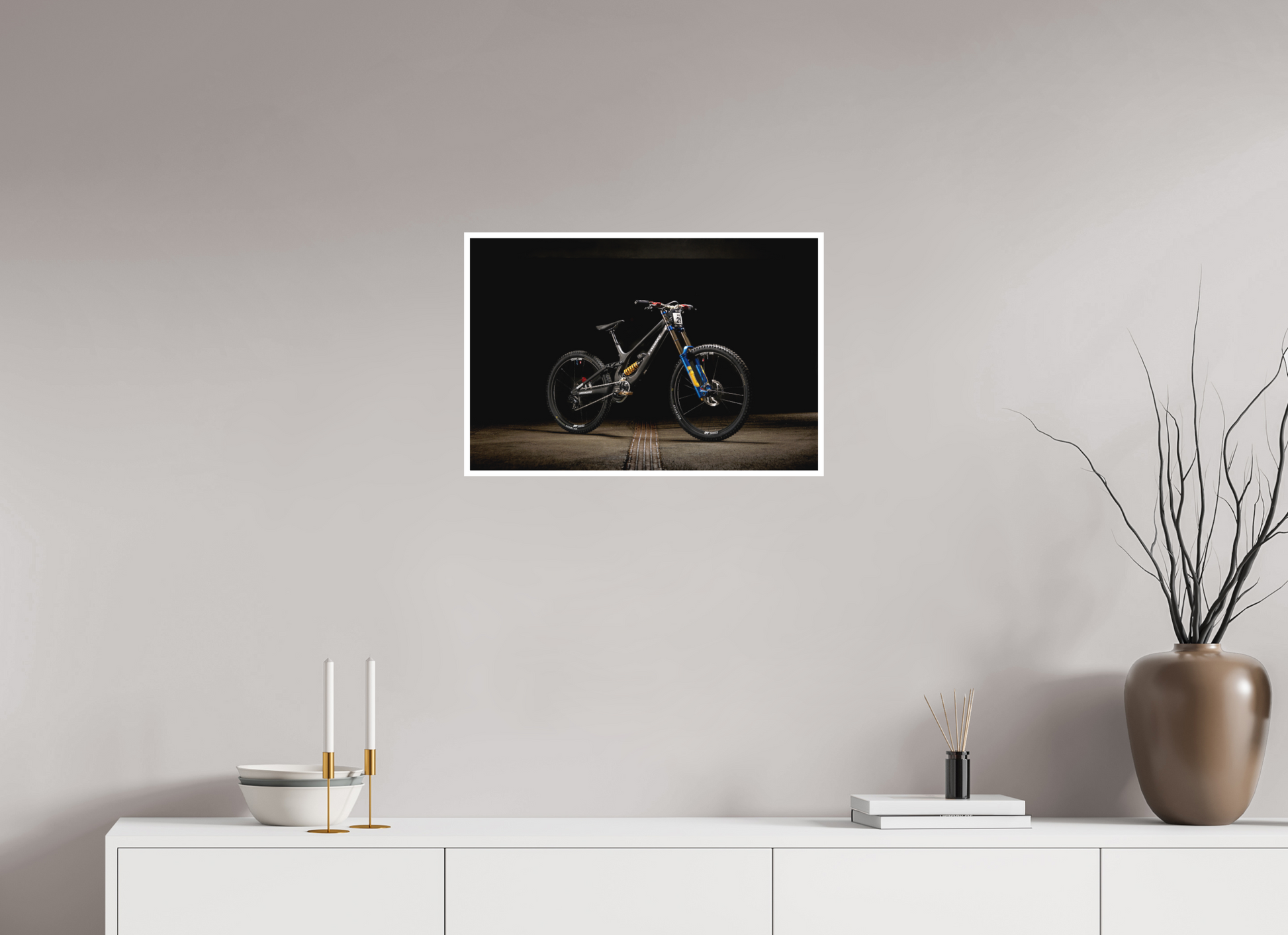 60 x 40 cm, Fine Art 2 Matt Loic Bike Les Gets 26'