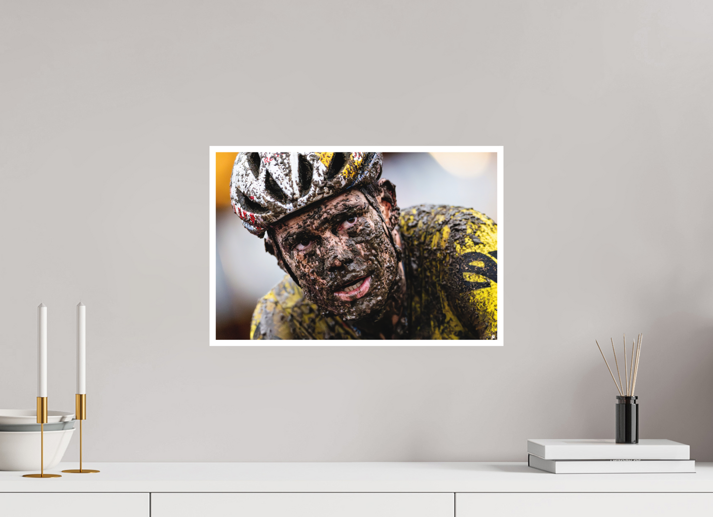 45 x 30 cm, Fine Art 2 Matt Dirty Face wins races by WVA