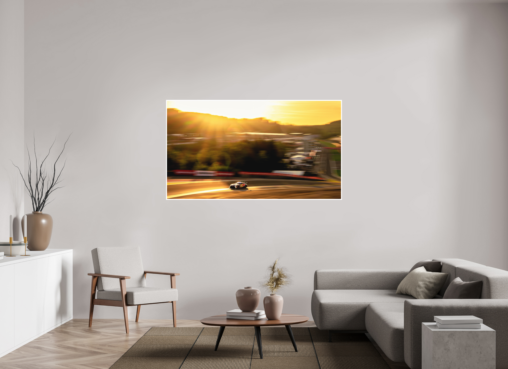 176 x 99 cm, Fine Art 2 Matt Sunset on the Raidillon