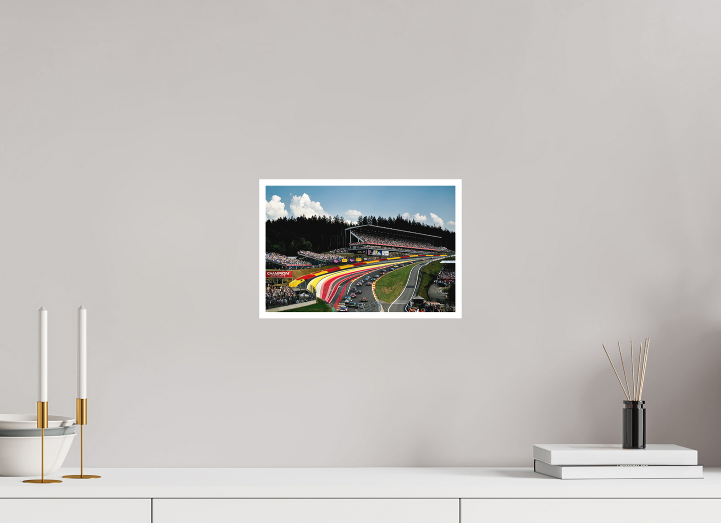 30 x 20 cm, Fine Art 2 Matt The Start of the Crowdstrike 24hours of Spa - Francorchamps 2026