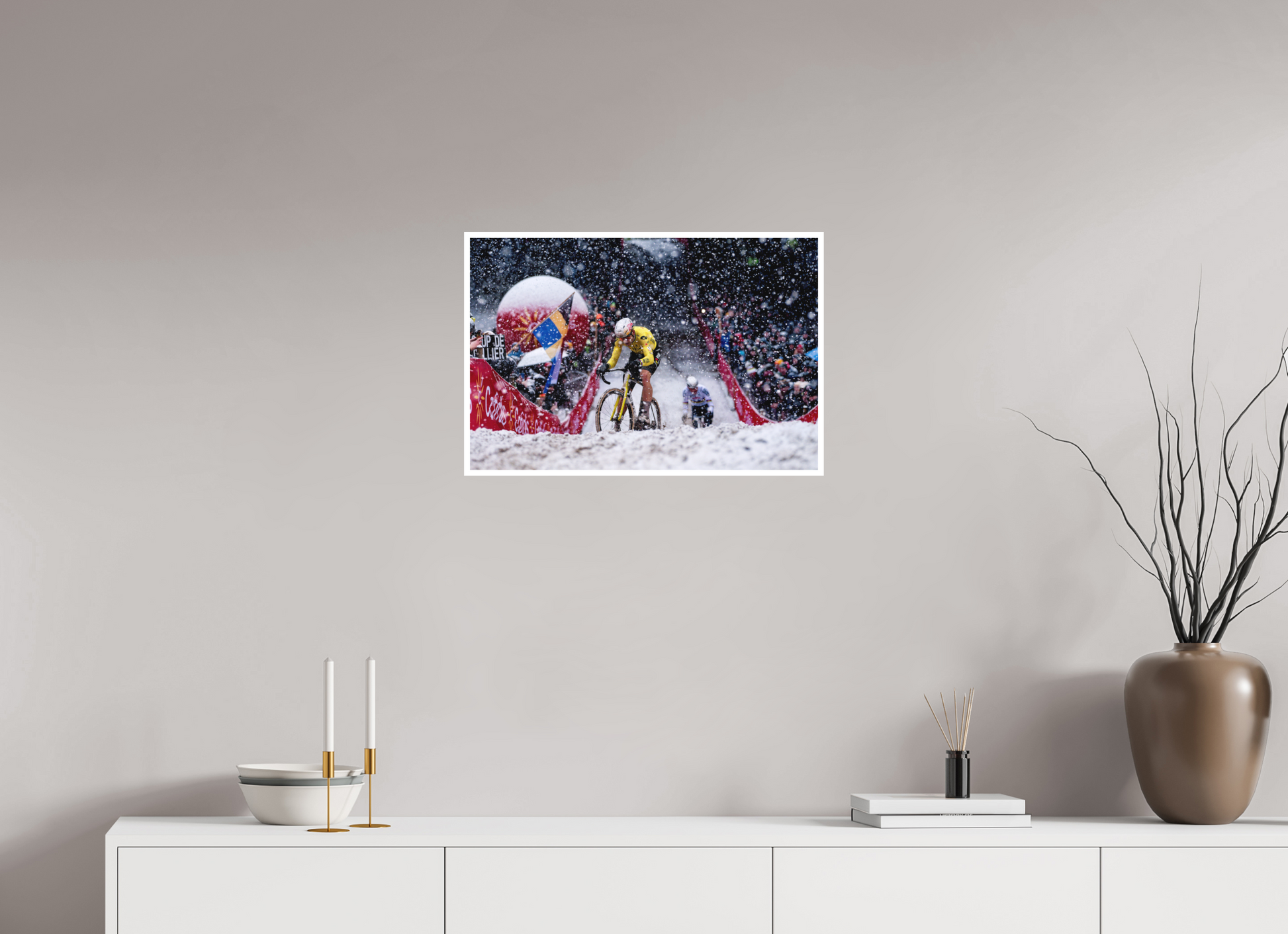 60 x 40 cm, Fine Art 2 Matt WVA & MVDP in the Mol Cross under the Snow