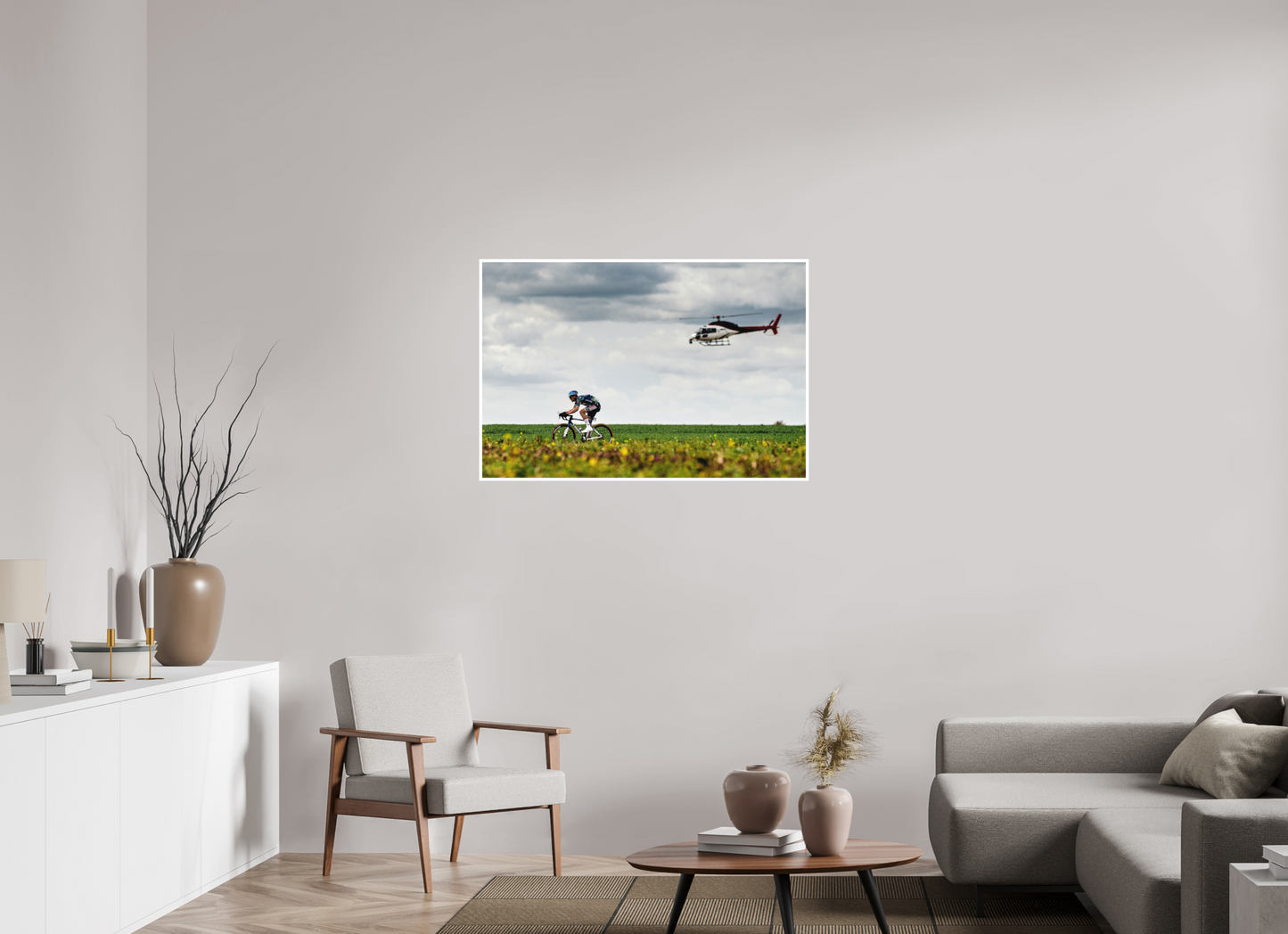 105 x 70 cm, Fine Art 2 Matt Jasper is as fast as the Heli