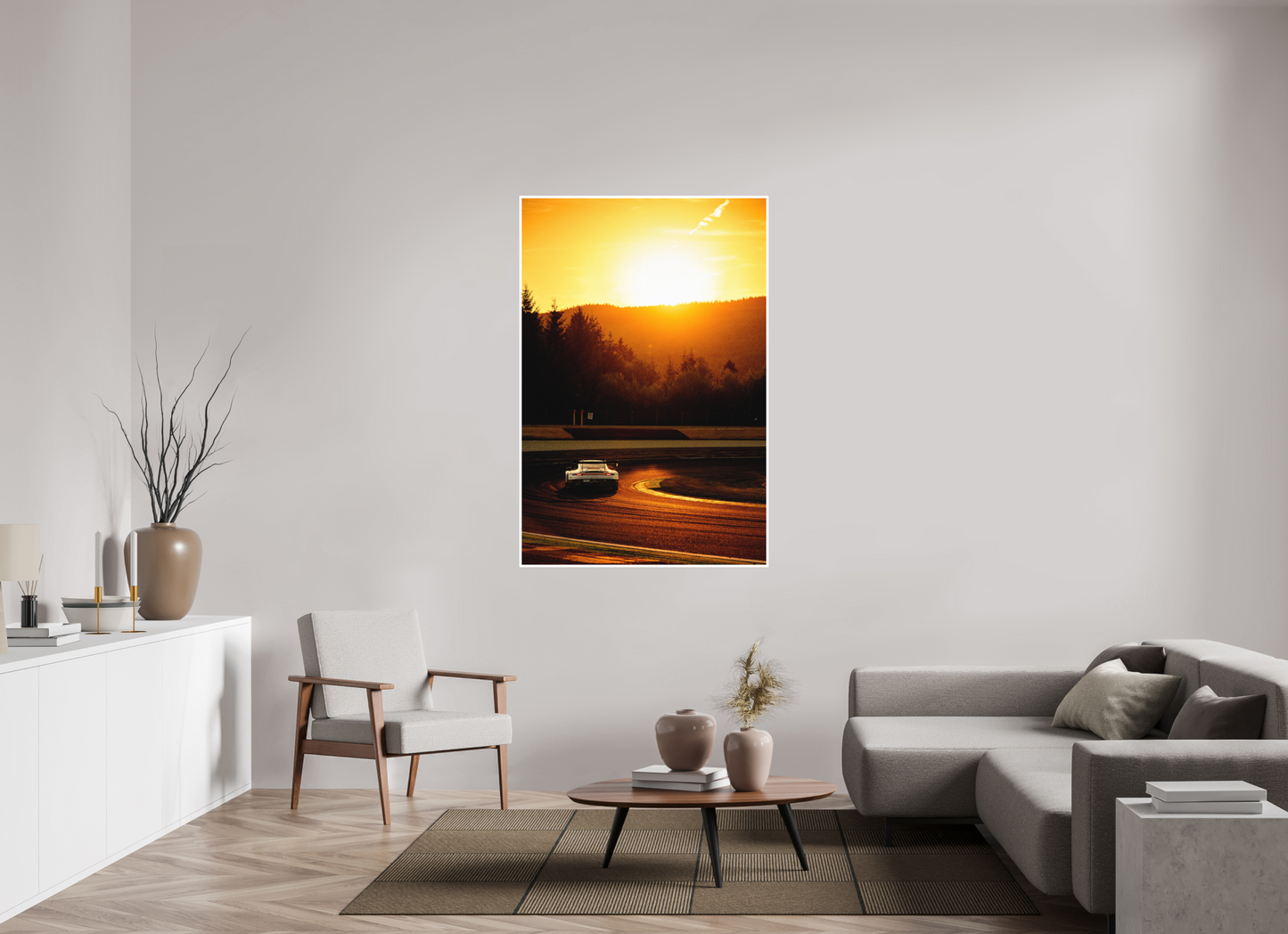 100 x 150 cm, Fine Art 2 Matt 911 Sunset Bruxelles turn Spa Francochamps 2026
