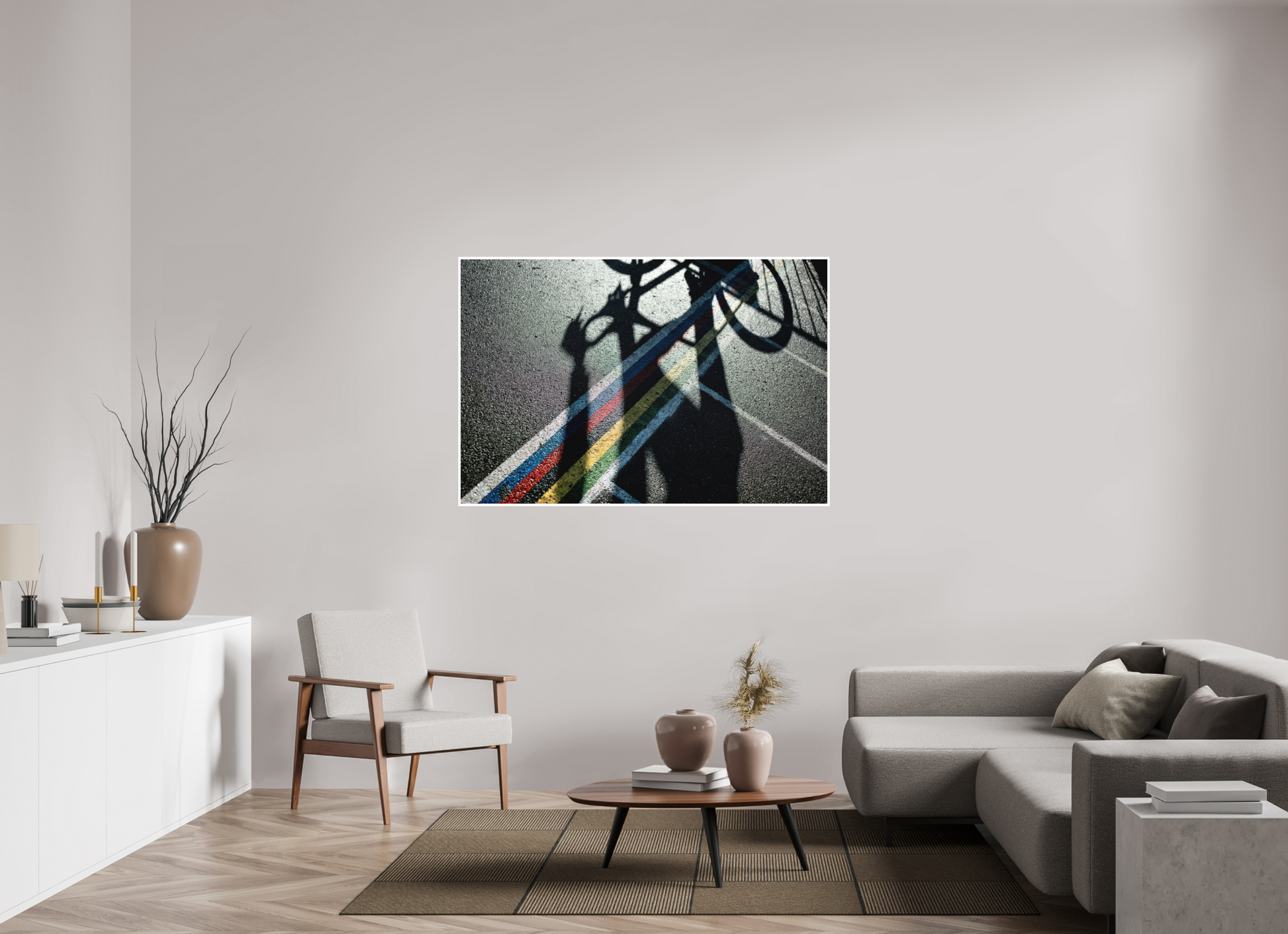 150 x 100 cm, Fine Art 2 Matt From the Shadow to the Rainbow