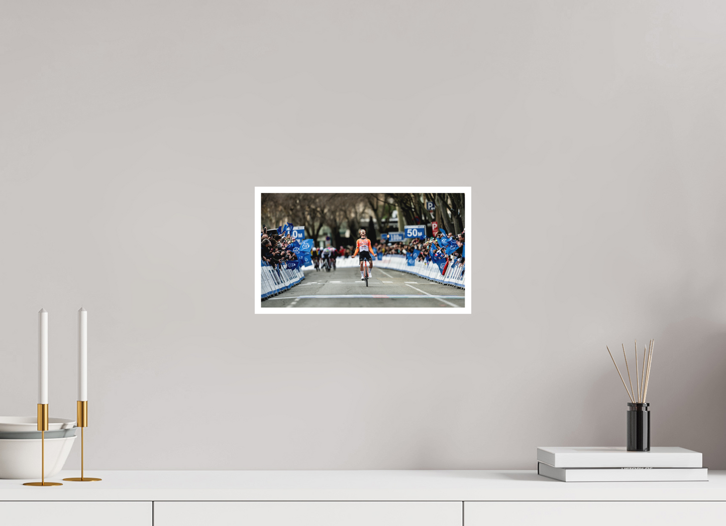 32 x 18 cm, Fine Art 2 Matt Cic Tour De La Provence 2026 - Stage 3 / The Win